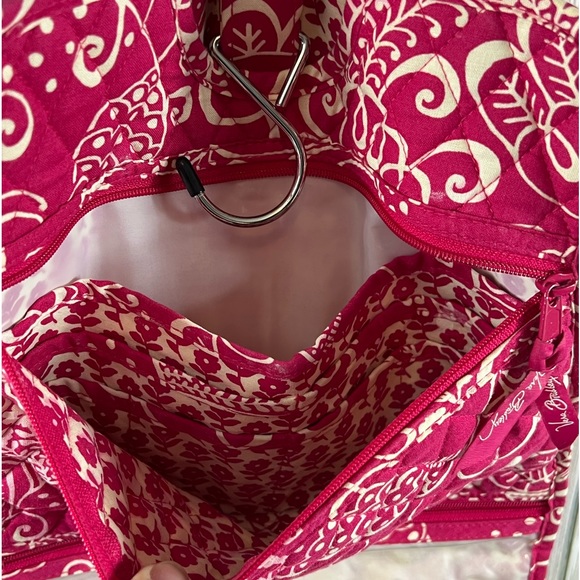 Vera Bradley "Twirly Birds Pink" Hanging Travel Organizer - Picture 5 of 6